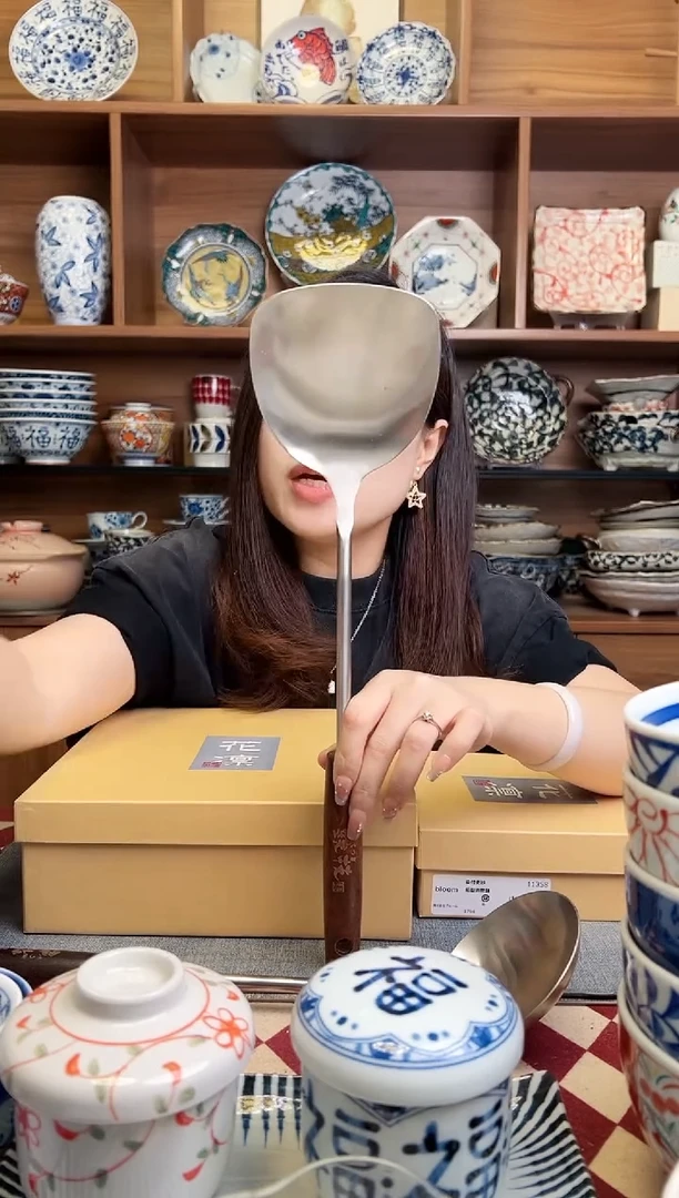 瓷片铁技不锈钢 铲子