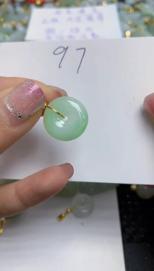 【闪购商品】翡翠颈饰合金天然翡翠A货