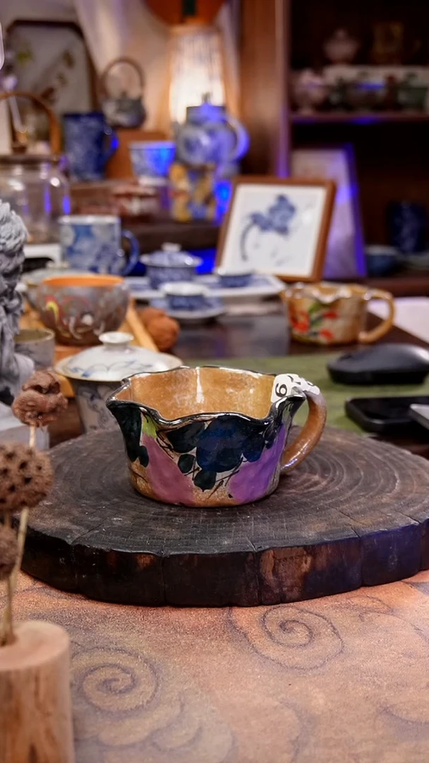 杯子茄子手工手绘手工手绘