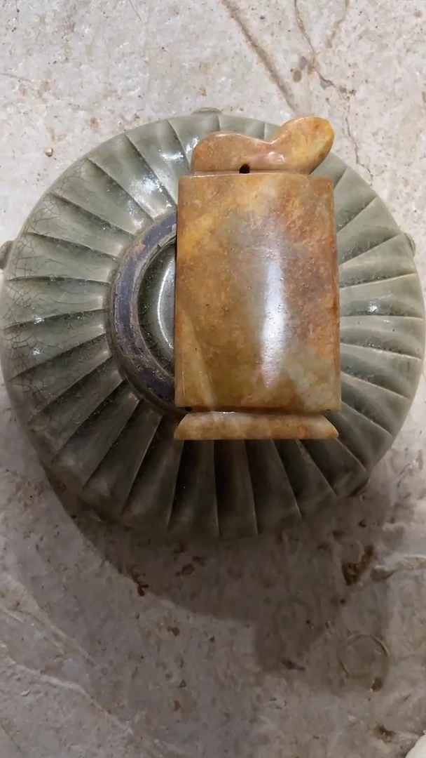 瓷片手工，手绘，陶瓷