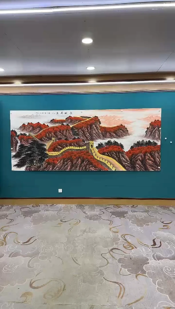 绘画君**下绘画xc王红兵-大丈二-国画