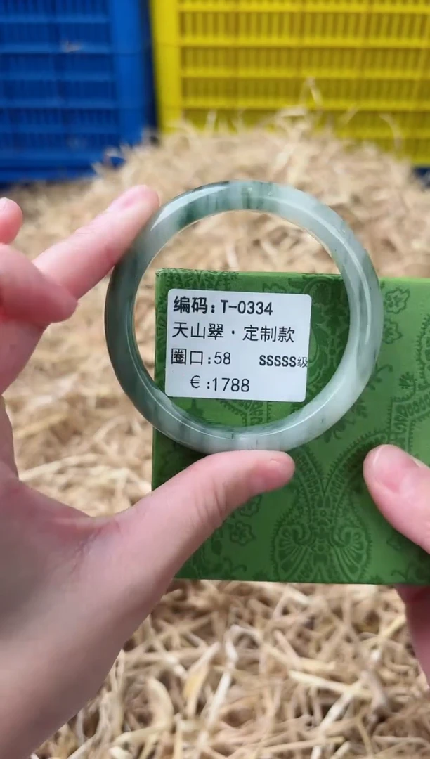 未镶嵌手镯石英质玉T-0334