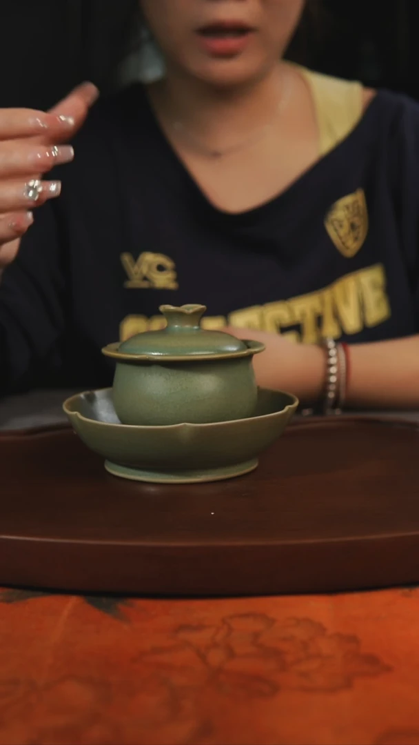 杯子柴烧 汝州原产地原矿仿古老釉