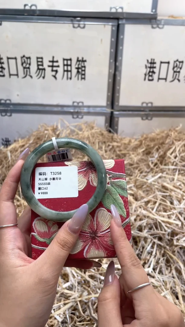 未镶嵌手镯石英质玉T3258