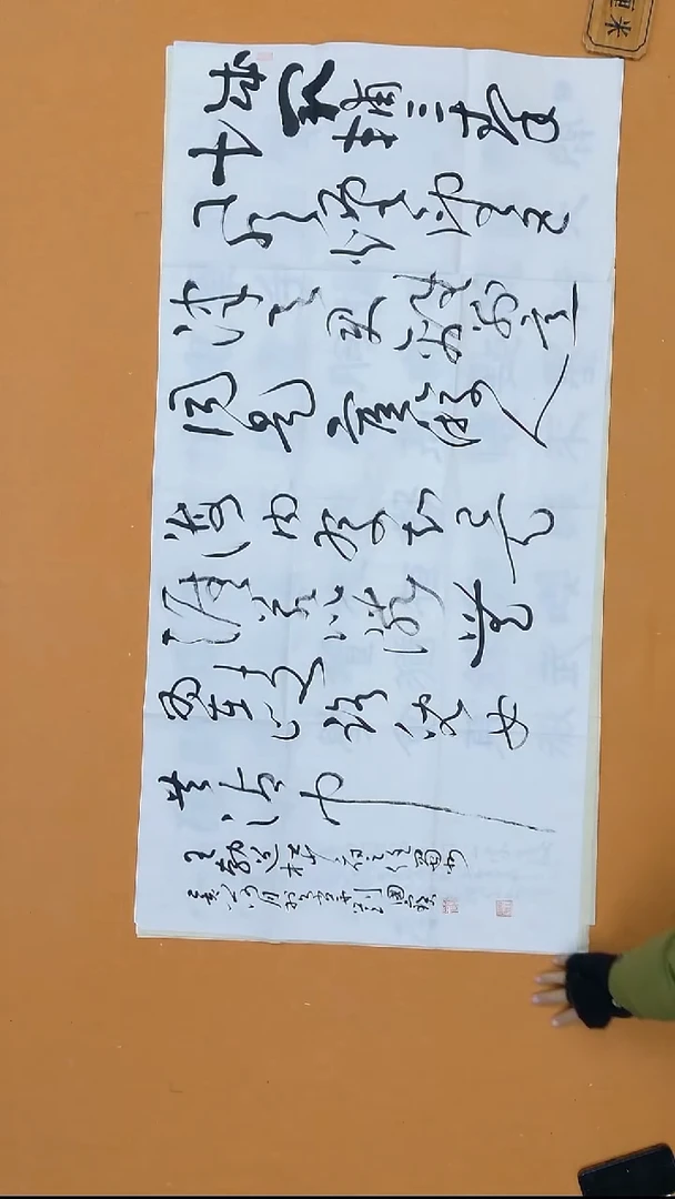 书法刘国宝 西藏副主  138*68