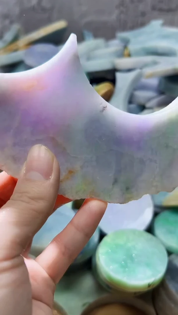 裸石翡翠天然翡翠A货玉 南 386