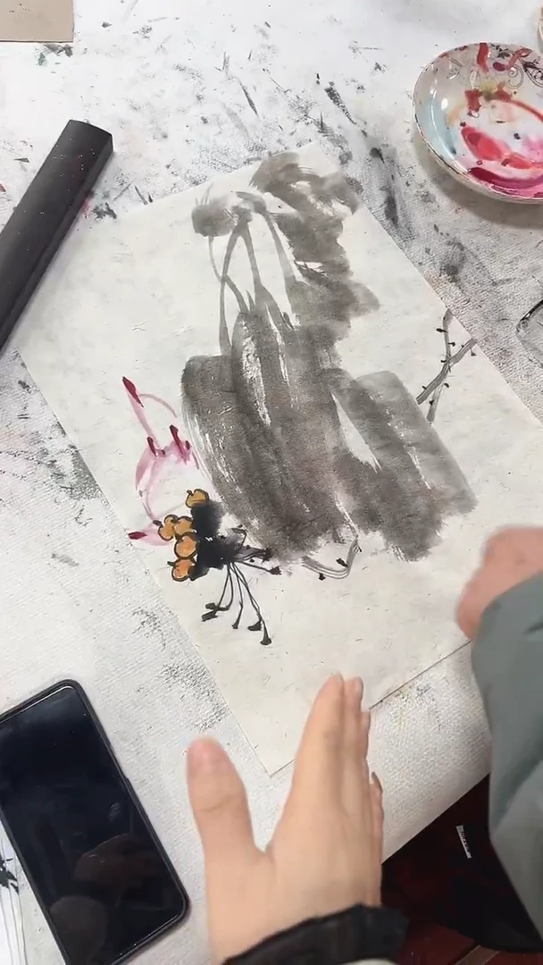 国画丰海亮/国画/花鸟