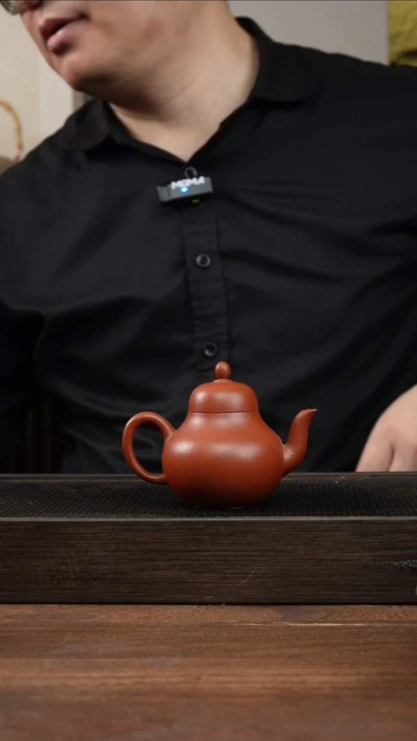 茶杯紫砂波*全手朱泥思婷     150CC