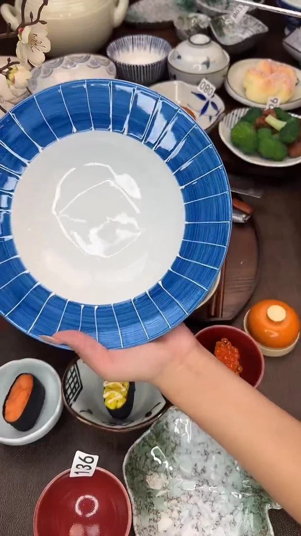 瓷（景蓝）深盘（清仓处理）