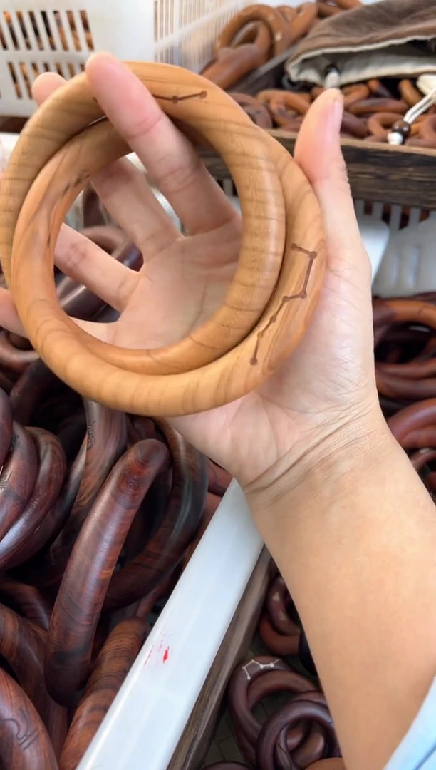 木桃木80乾坤圈六七星桃胶微瑕福利款随机发