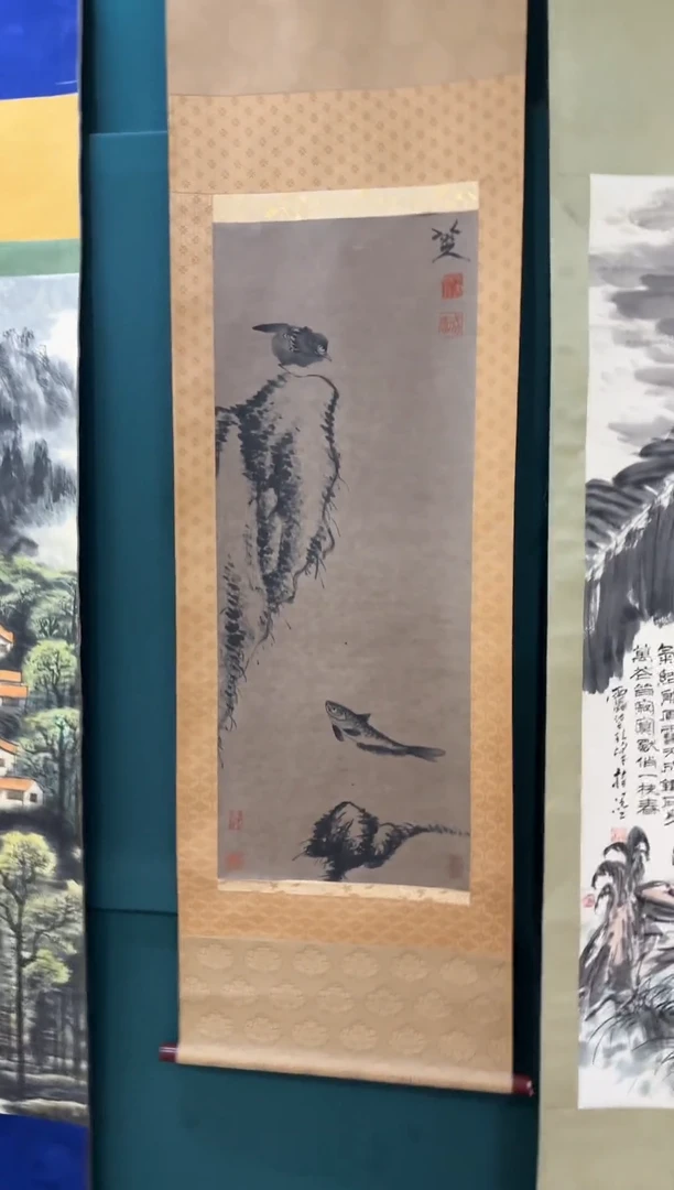 横款中式古典书画作品