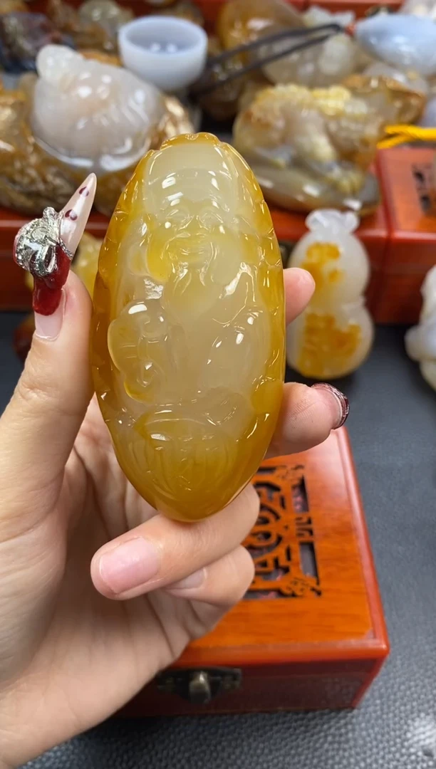 【闪购商品】玛瑙/玉髓手把未镶嵌1
