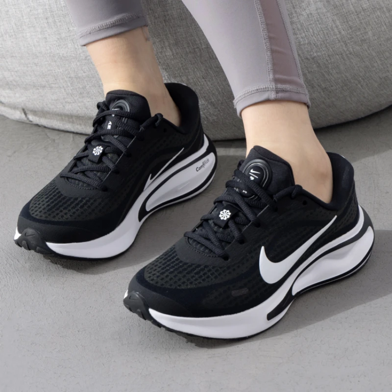 Nike耐克跑鞋女鞋新款JOURNEY RUN缓震网面透气跑步鞋FJ7765-001