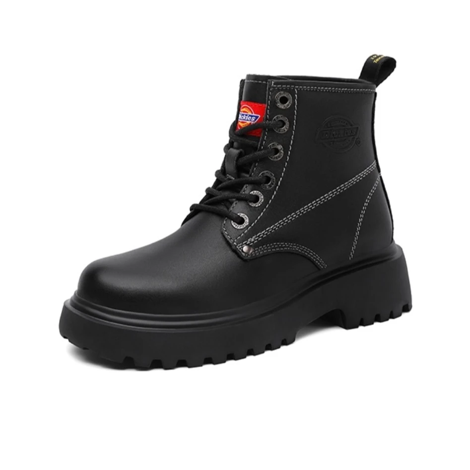 Dickies女英伦风系带户外时尚马丁靴 194W50LXS28-黑色