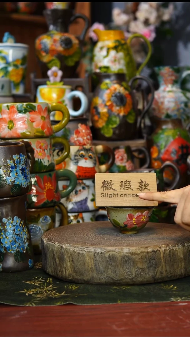 陶瓷3景德镇手工手绘釉下彩