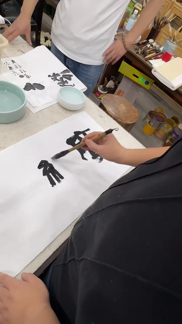 王庄探笔闪购绘画7