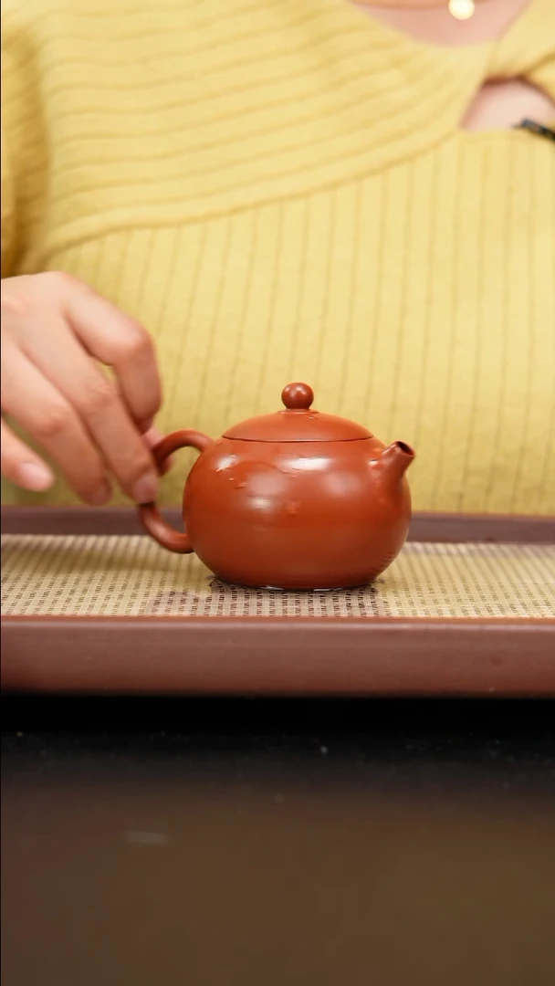 【闪购商品】紫砂茶壶赵庄朱泥西施170cc