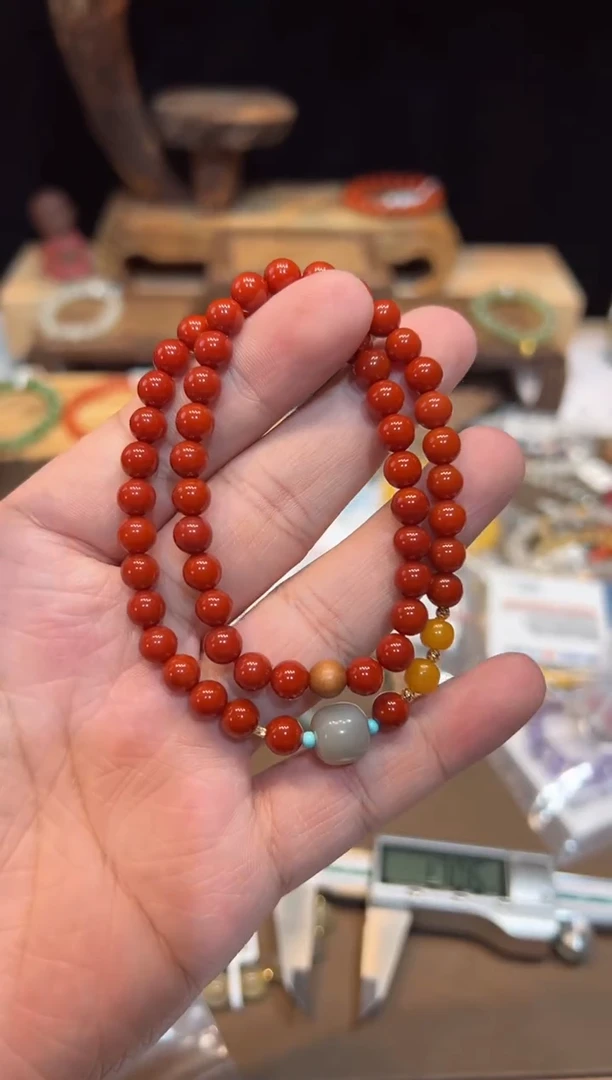 【闪购商品】玛瑙手饰18K金镶嵌手饰@@H2805