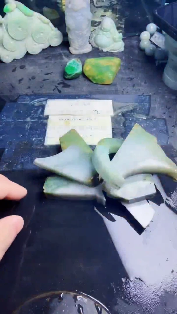 未镶嵌挂件翡翠天然翡翠063