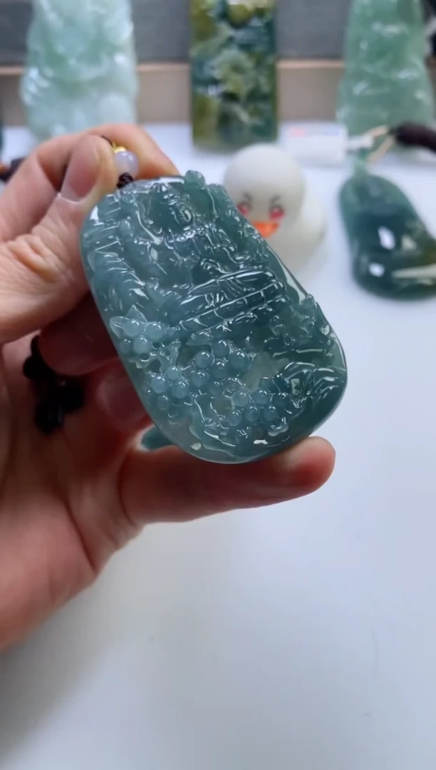 【闪购商品】翡翠挂件未镶嵌