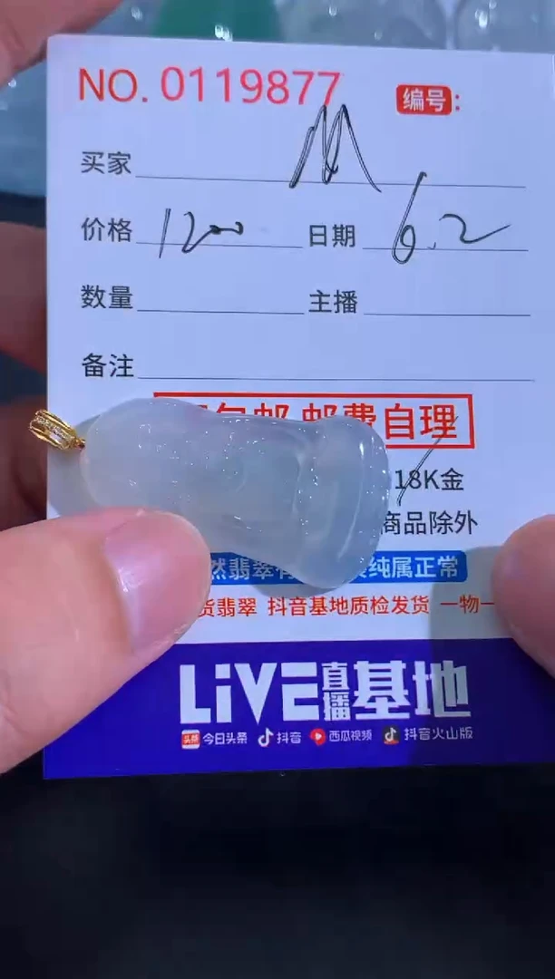 翡翠未镶嵌颈饰 定向 M