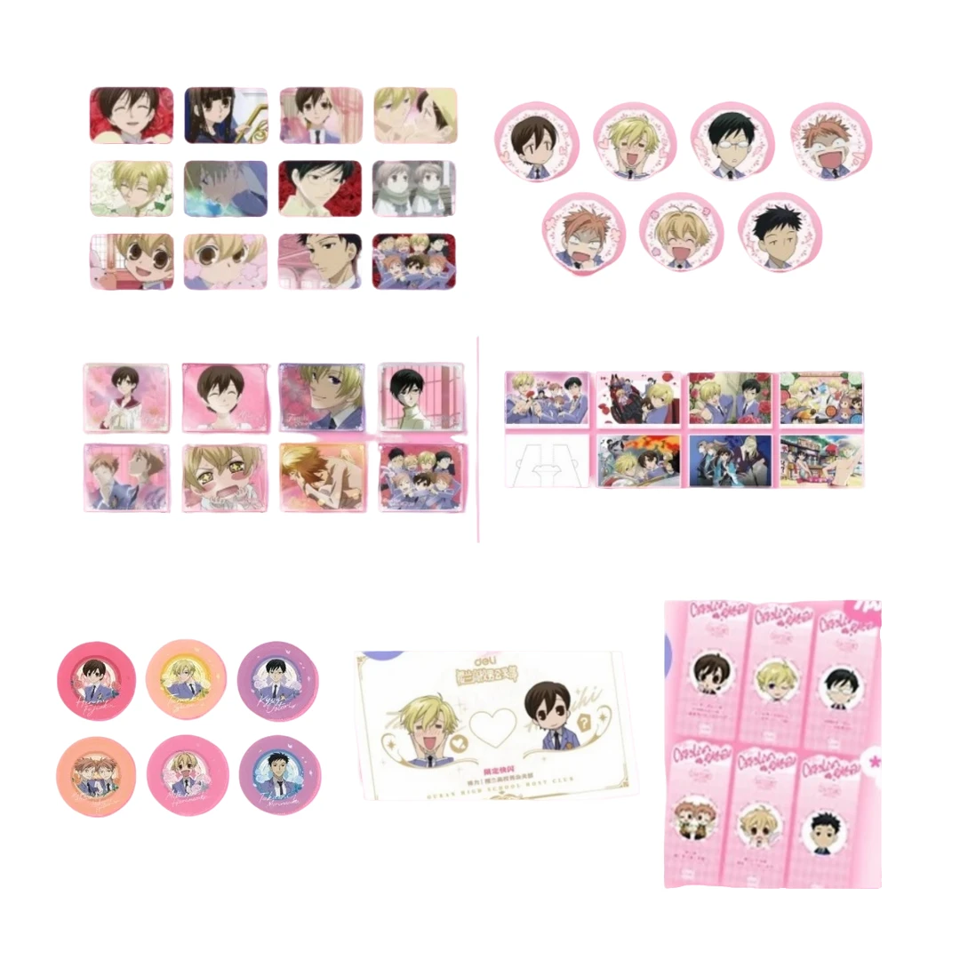 樱兰高校男公关部×得力 快闪吧唧/明信片/色纸/摆件 国谷正版盲盒