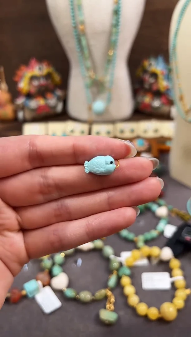 绿松石未镶嵌配饰绿松石配饰