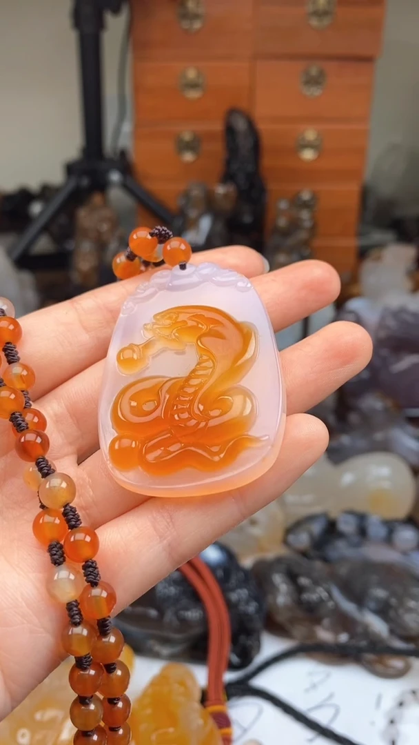 【闪购商品】玛瑙/玉髓颈饰未镶嵌AA