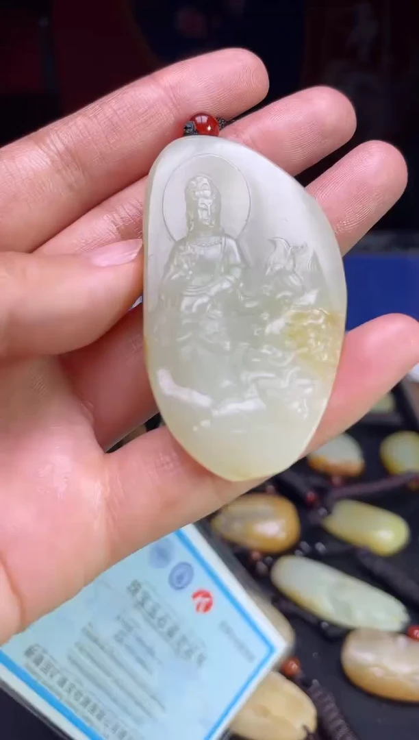 颈饰未镶嵌和田玉123