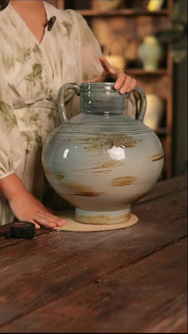 摆件3-55 陶瓷花器高35口径10