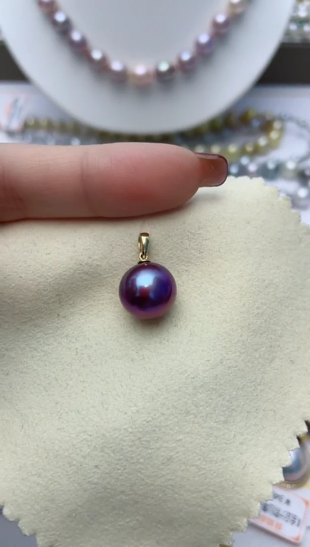 【闪购商品】淡水珍珠颈饰18K金镶嵌W67