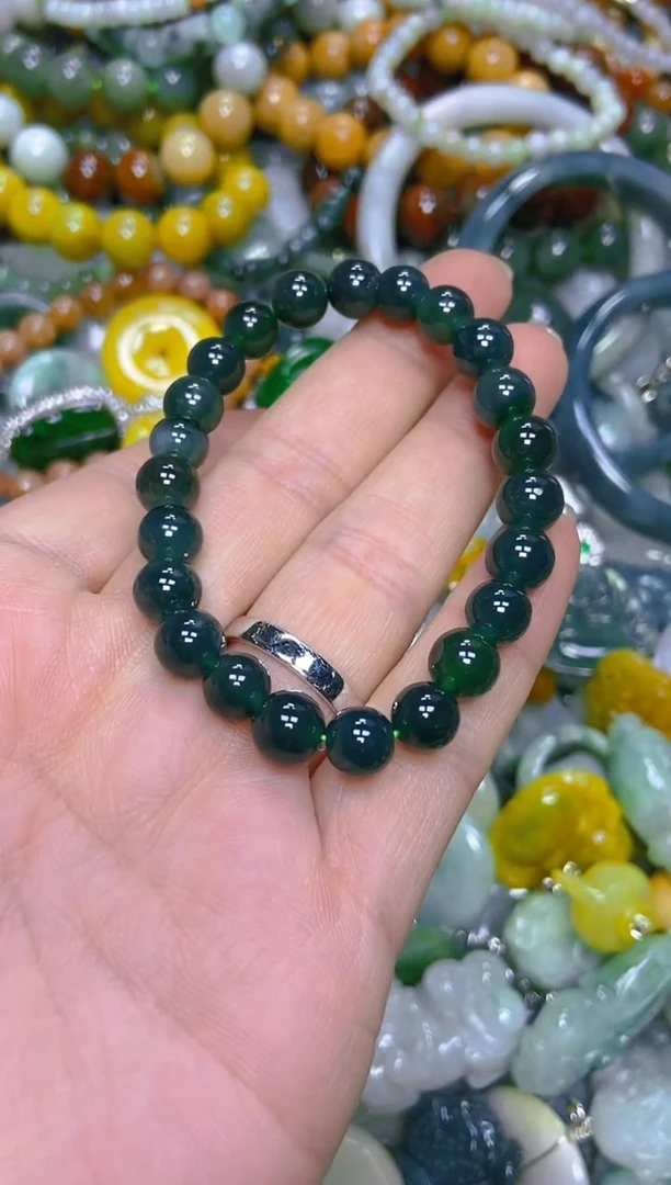 颈饰未镶嵌翡翠8mm