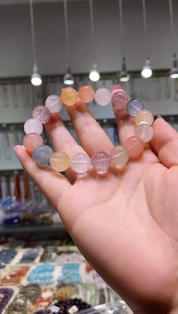 未镶嵌手链水晶苏*托多样性发其一兔毛12.5+