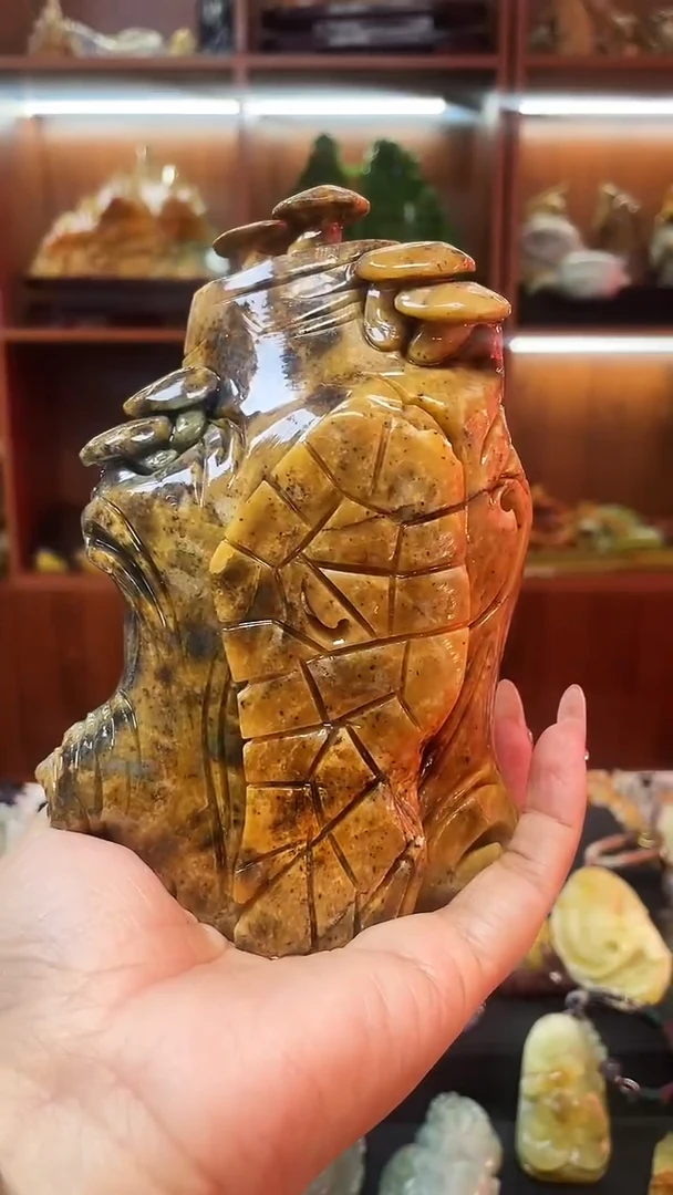 未镶嵌蛇纹石玉摆件