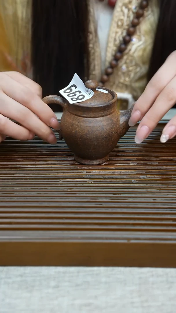 纯手工粗陶茶具每一只不一样
