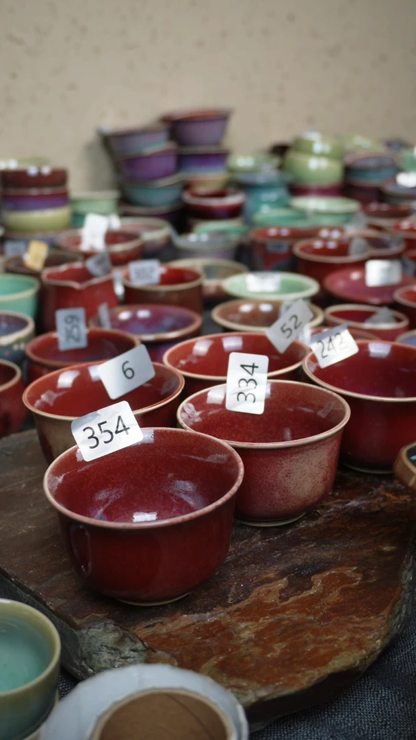 摆件钧瓷精品窑变茶器