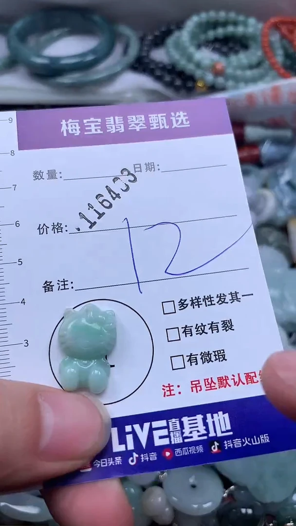 吊坠(不含链)未镶嵌翡翠吊坠(不含链) 未镶嵌 翡翠