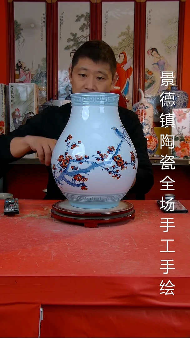 摆件景德镇陶瓷 全场手工手绘