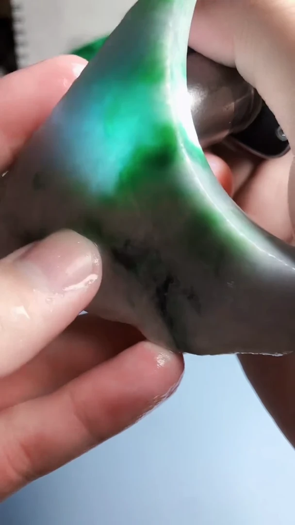 翡翠未镶嵌颈饰天然A货翡翠