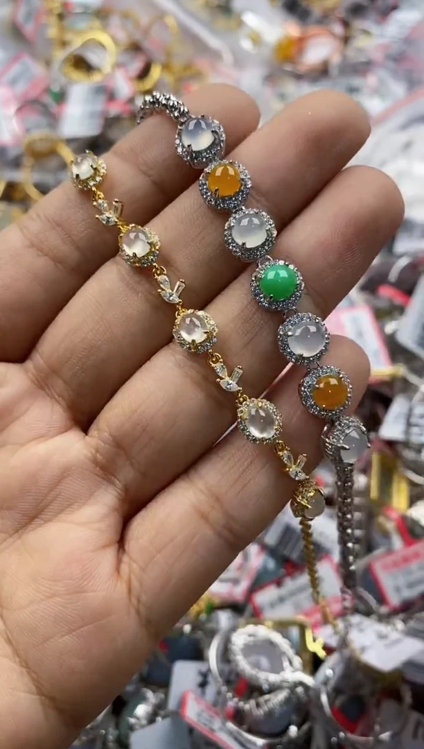 银S925镶嵌戒指翡翠888             3