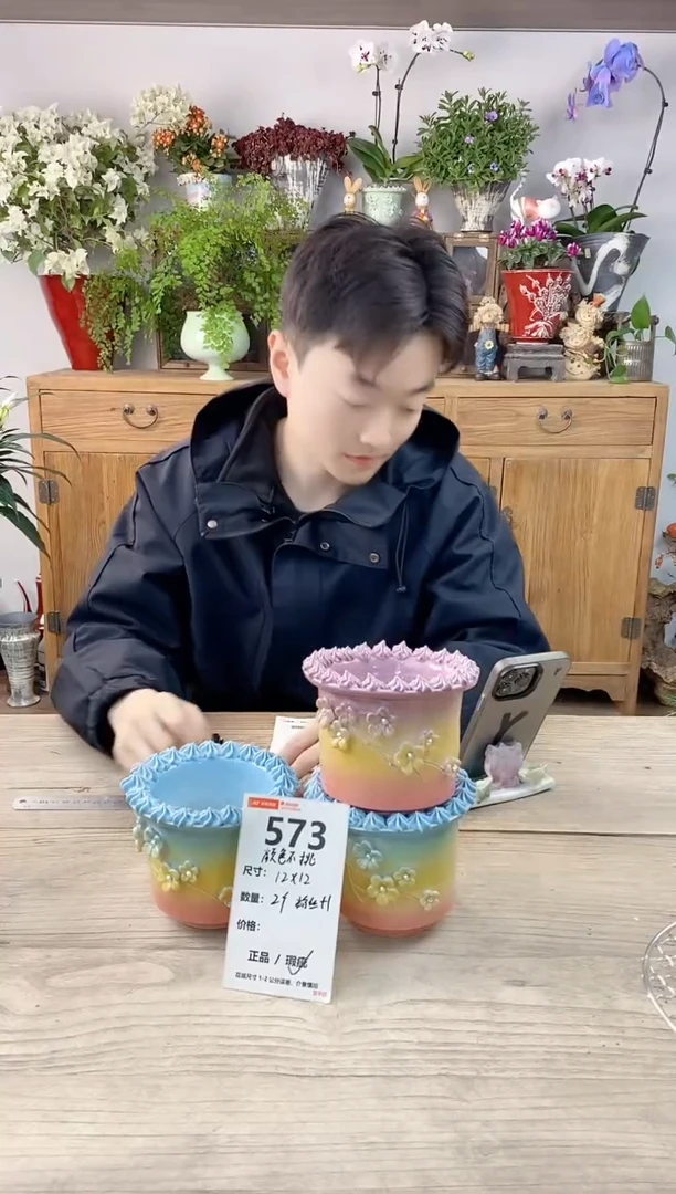 小玩子花盆直播编号573