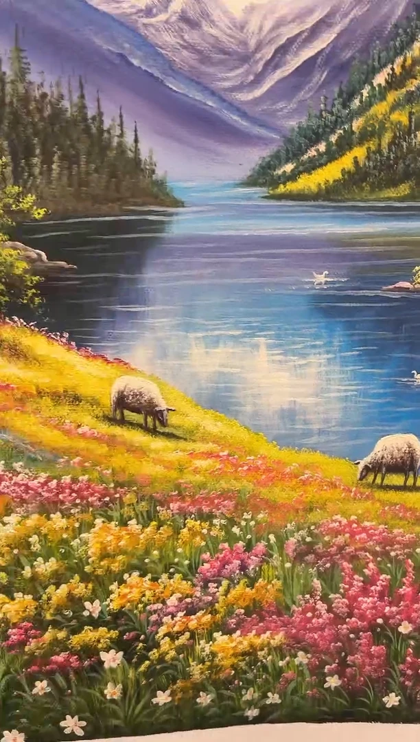 国画二郎老师油画精品