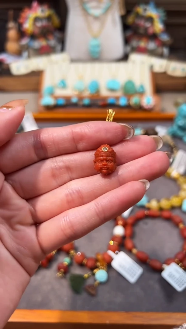 未镶嵌配饰南红玛瑙南红配饰黄财神