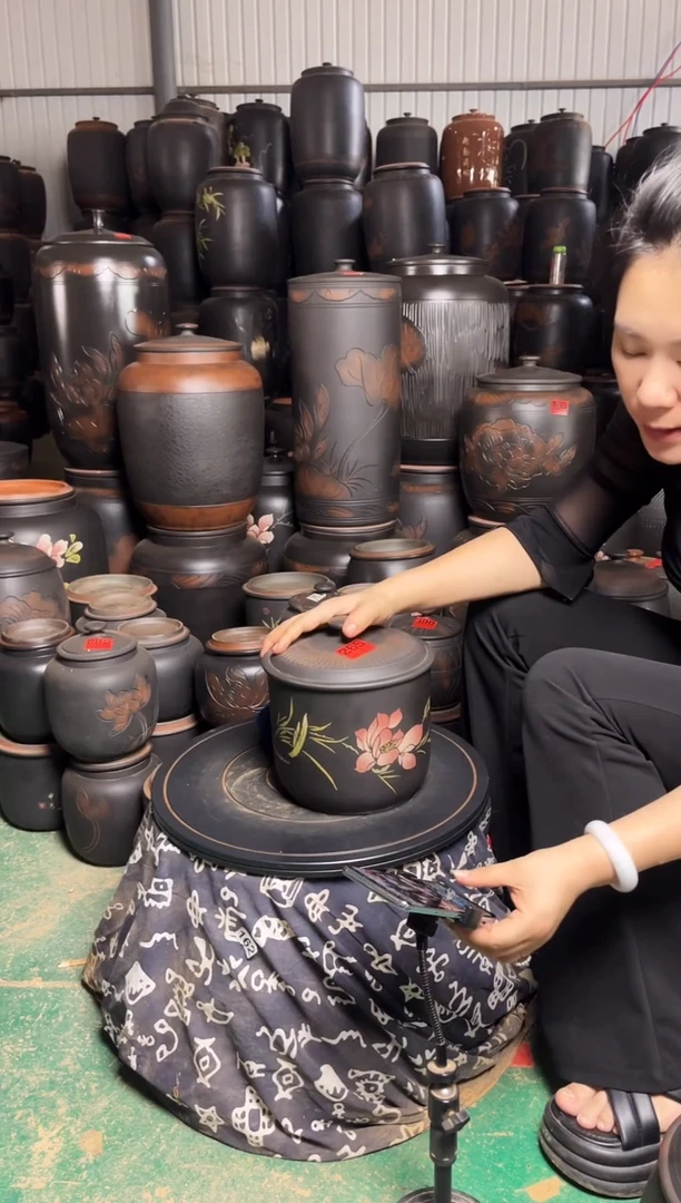 罐完品茶叶罐 265 彩填小五饼