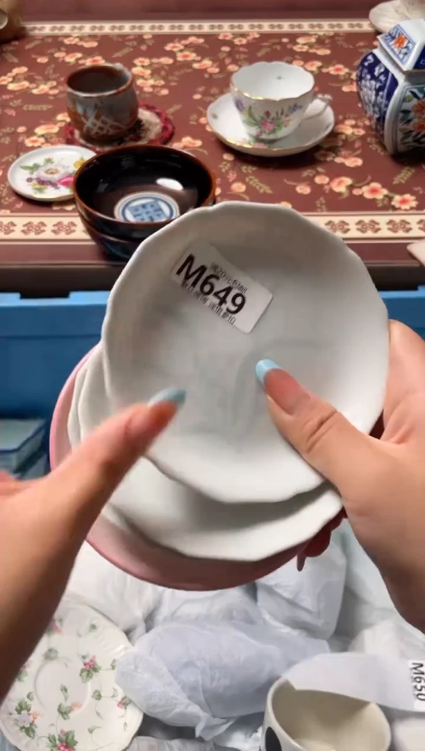瓷片花*瓷器瓷器M649