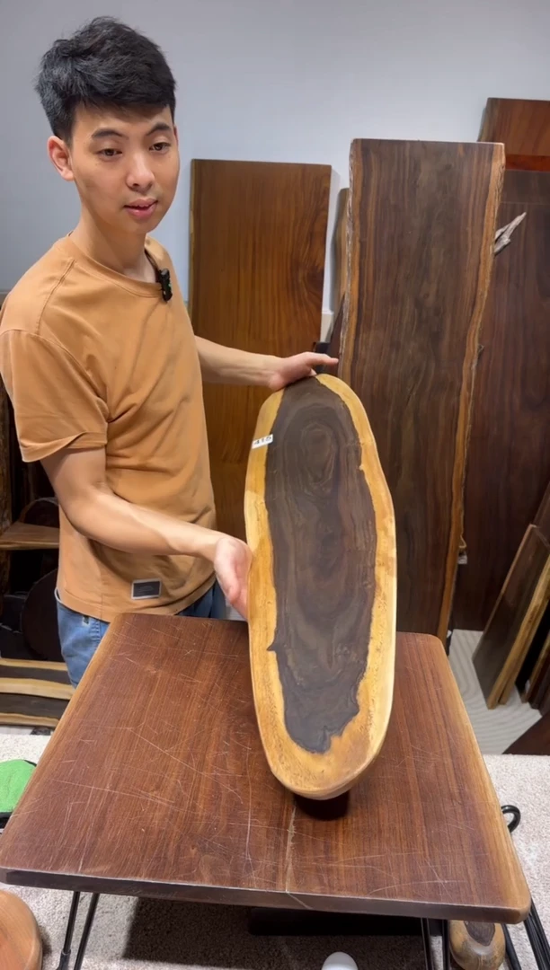 风车木（黑檀木）尺寸98*22*2.2编号415