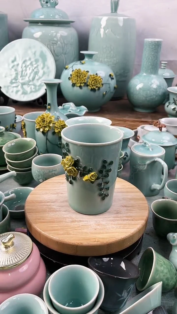 【闪购商品】特价 微瑕 慧仙青瓷