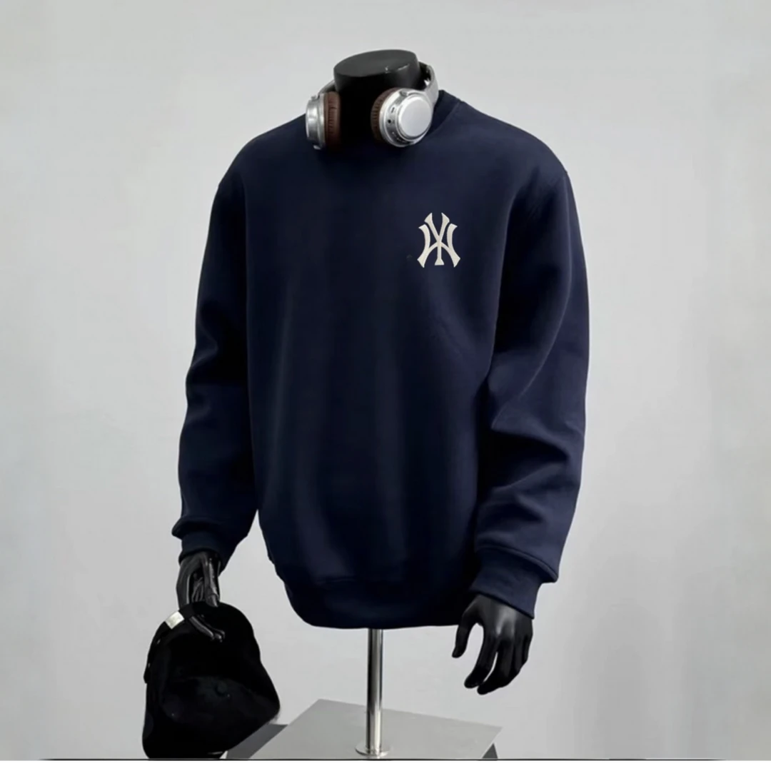 加绒版—爆款男女情侣款卫衣2025新款.《万针刺绣WY》百搭