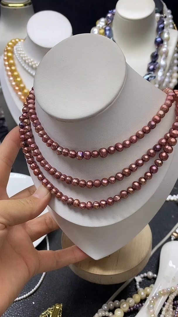 颈饰未镶嵌淡水珍珠多人