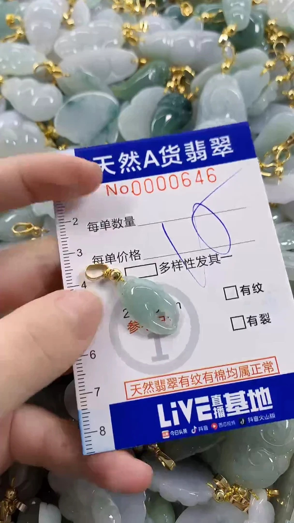 颈饰未镶嵌翡翠天然A货翡翠
